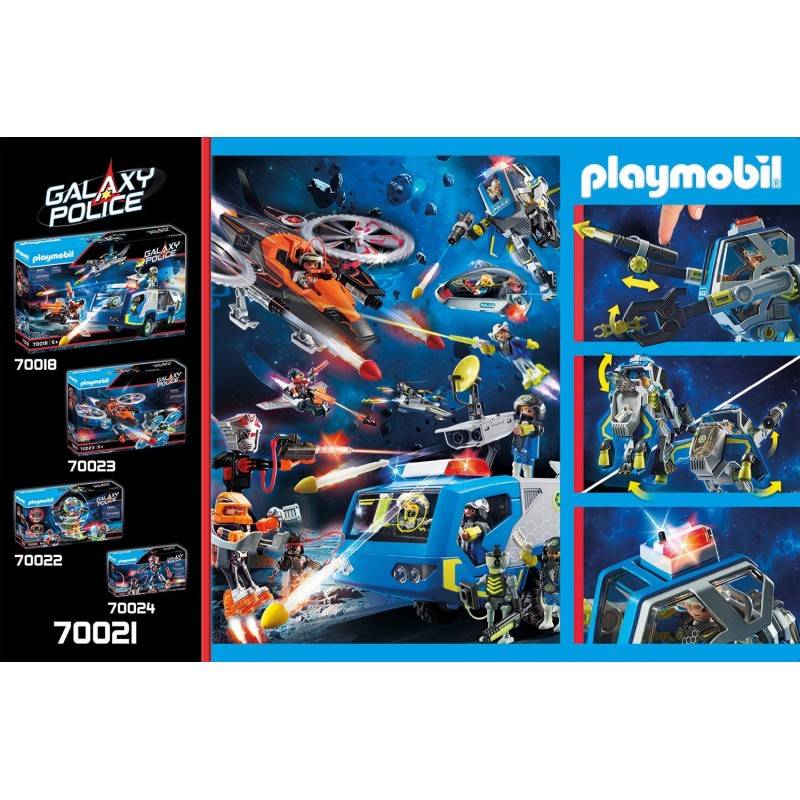 Playmobil 70021 Galaxy Police Robot with Gripper Arm and Weapon